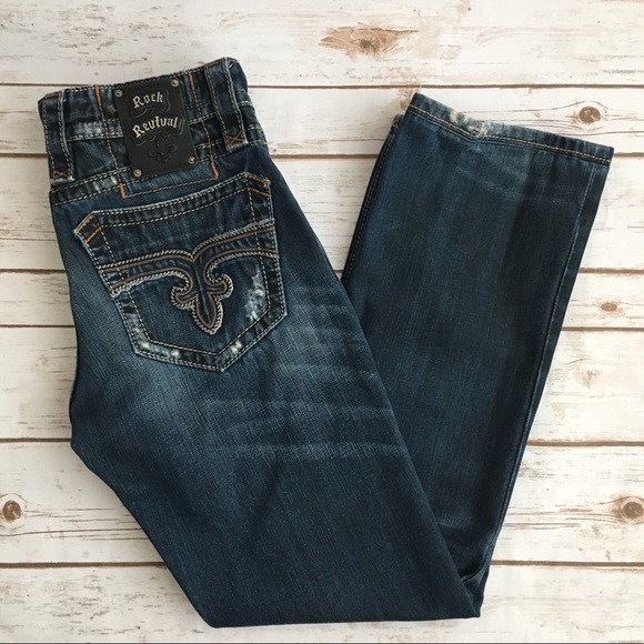 Rock Revival Other - Rock Revival • Men’s ‘Andy’ Straight Leg Jeans EUC
